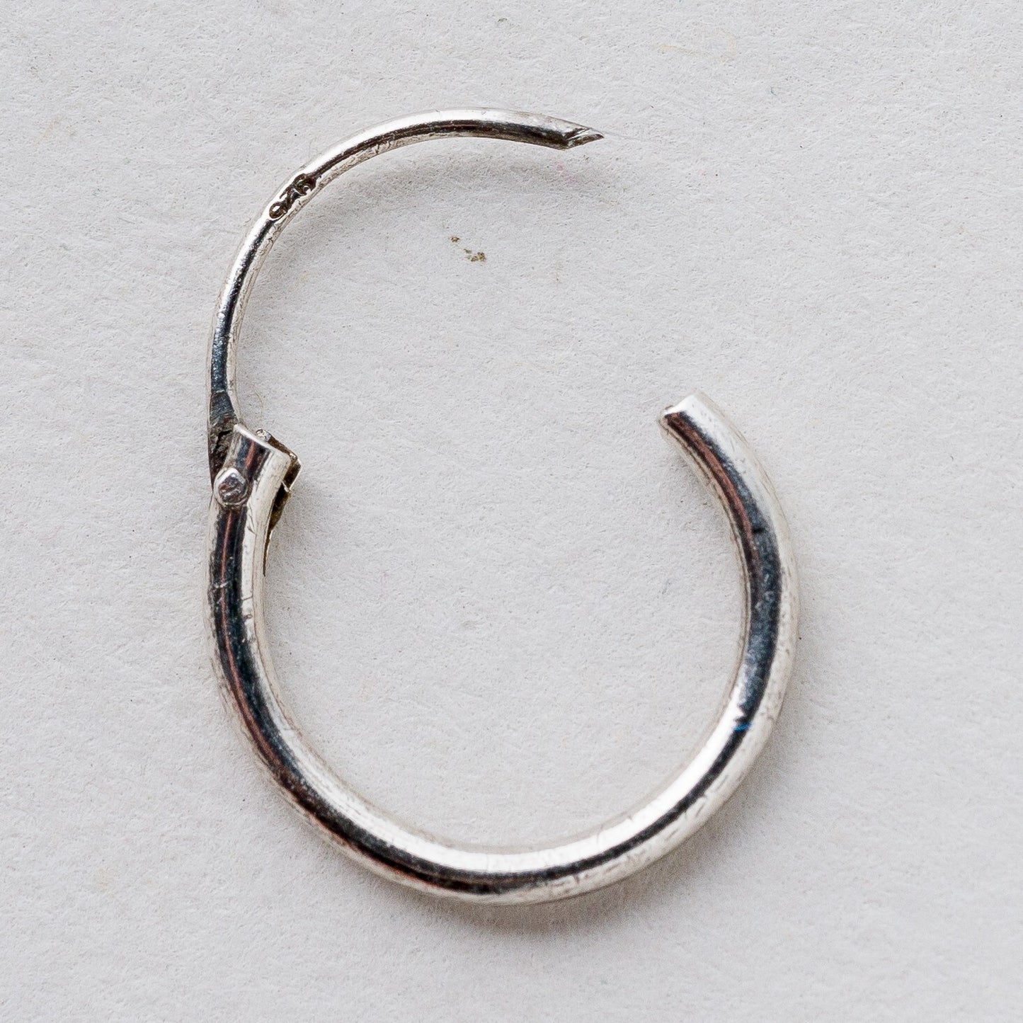 Einzelner Ohrring Creole Silber 0,23 g6