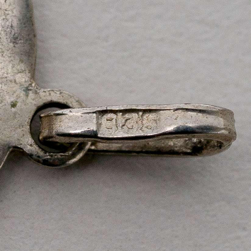 Anhänger "J" 835er Silber 1,11 g 2,5 cm2