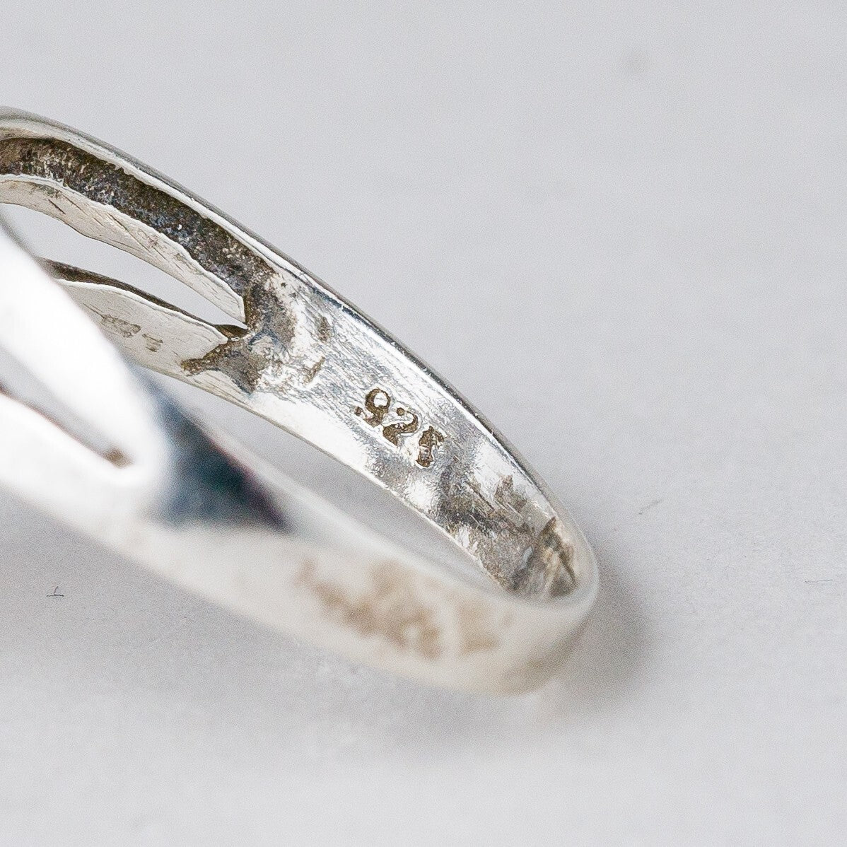 Silber Ring 925 Größe 53 (16,8 mm Ø) 2,43 g6