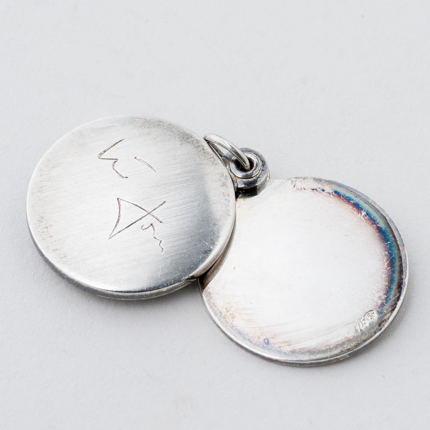 Silber Anhänger 925 Medaillon 3 cm 11,02 g3
