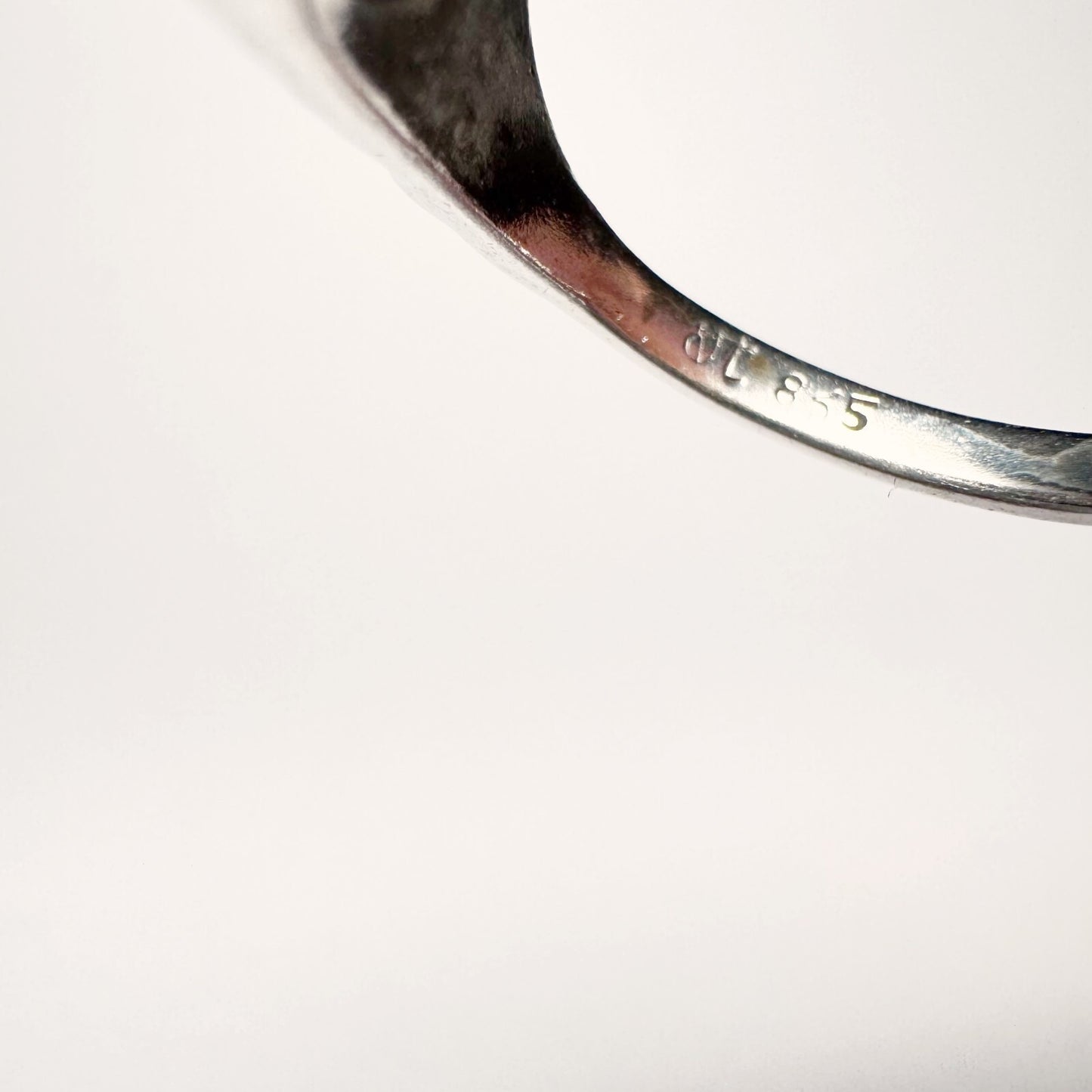 Ring 835er Silber (gestempelt) Größe 50 mit Blüte 2,49g6