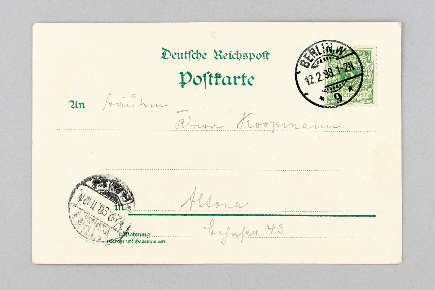 Ansichtskarte Gruss aus Berlin Rotes Rathaus 18981