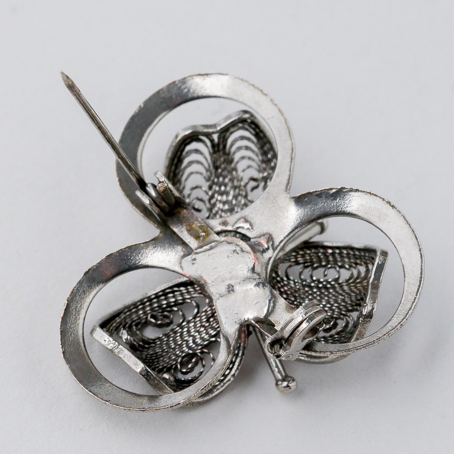 Silber Brosche Blume 5,44 g4