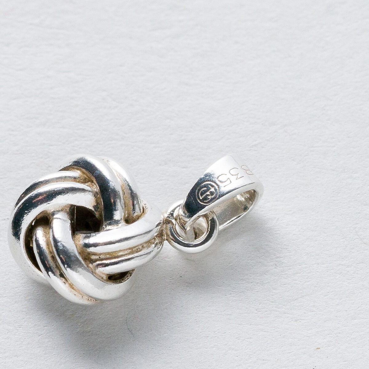 Anhänger 835 Silber Knoten 1,4 cm 1,32 g6