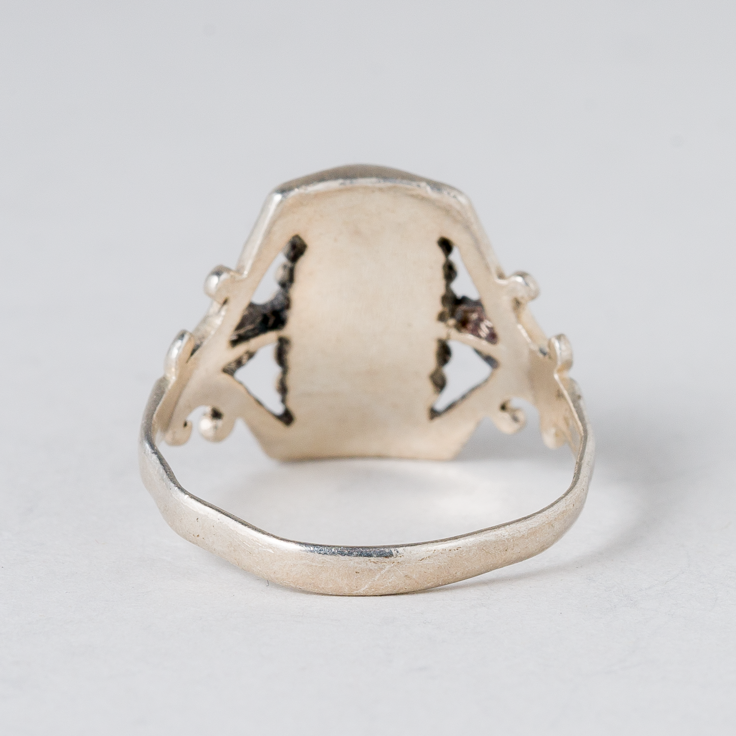 Ring Blauer Stein Silber 3,88 g Größe 56 (17,8 mm Ø)2