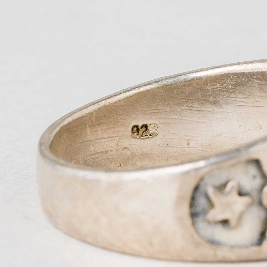 Ring 925er Silber 4,63 g Größe 56 (17,8 mm Ø)3