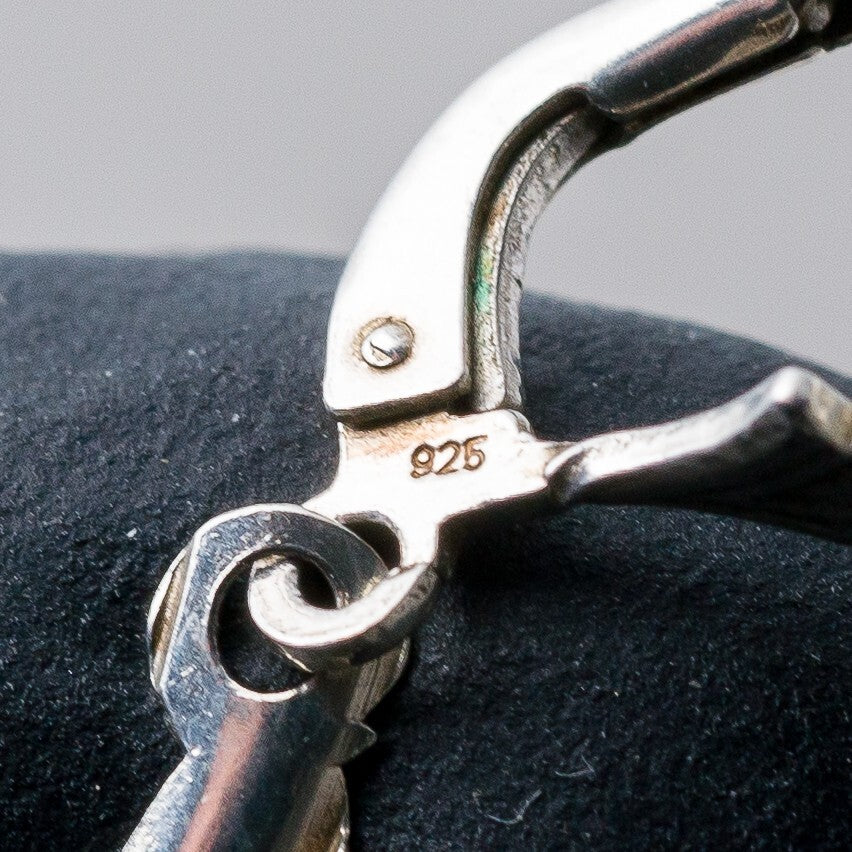 Silber Ohrringe Hängeohrring 925 2,06 g7