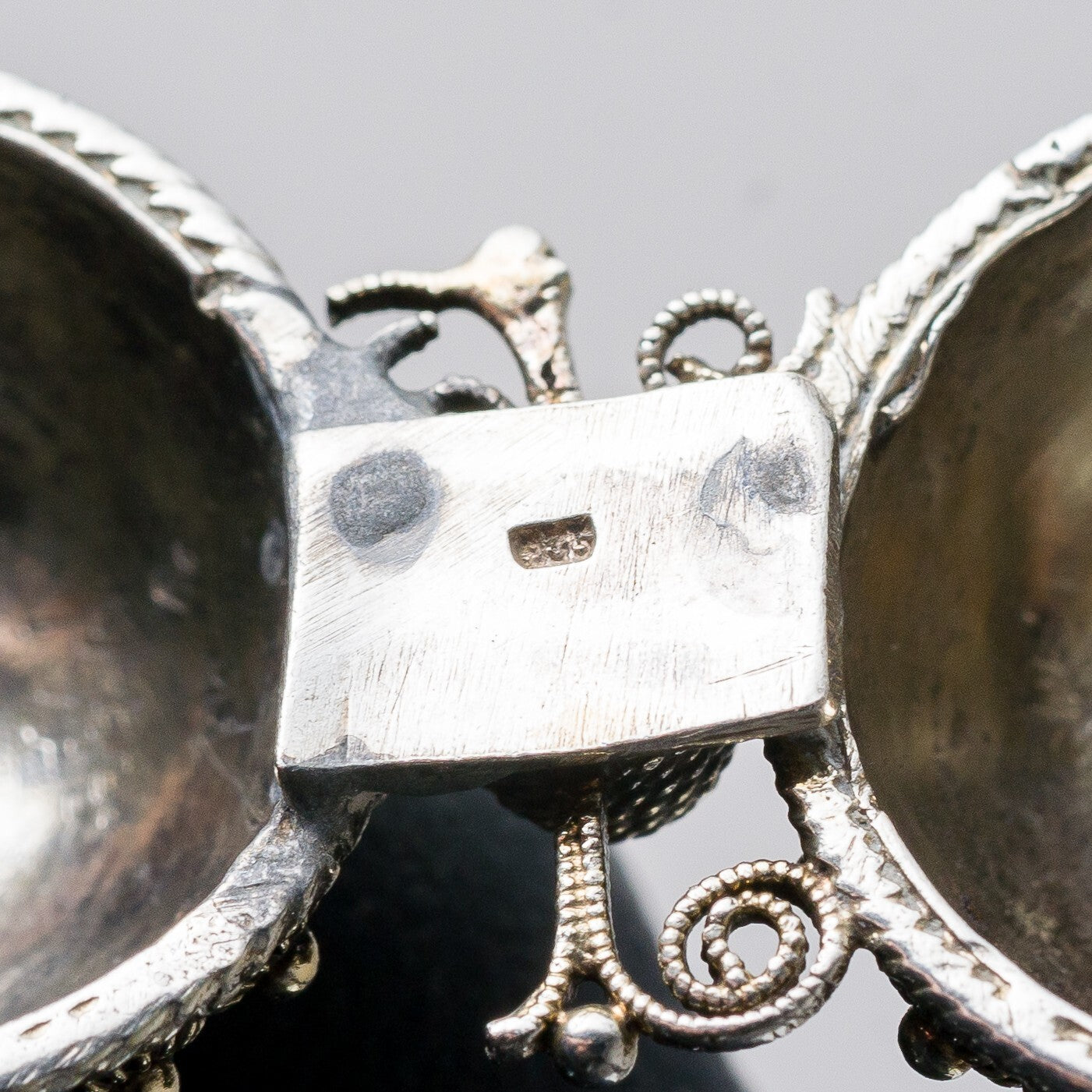 Brosche Silber filigran 5,4 cm 9,95 g5