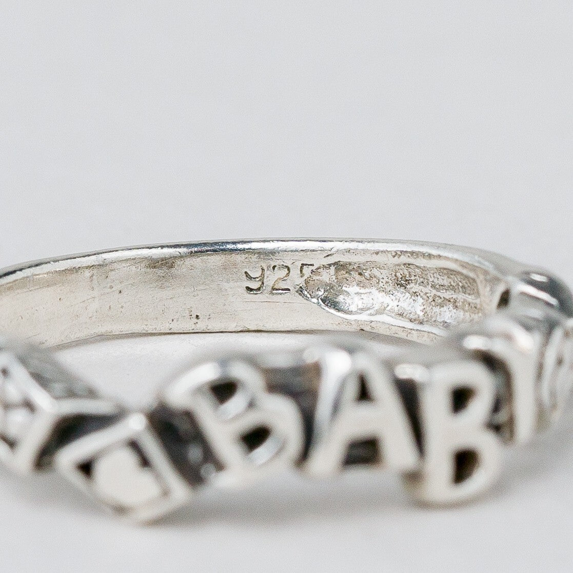 Silber Ring 925 "Baby" Größe 52 (16,5 mm Ø) 2,33 g6