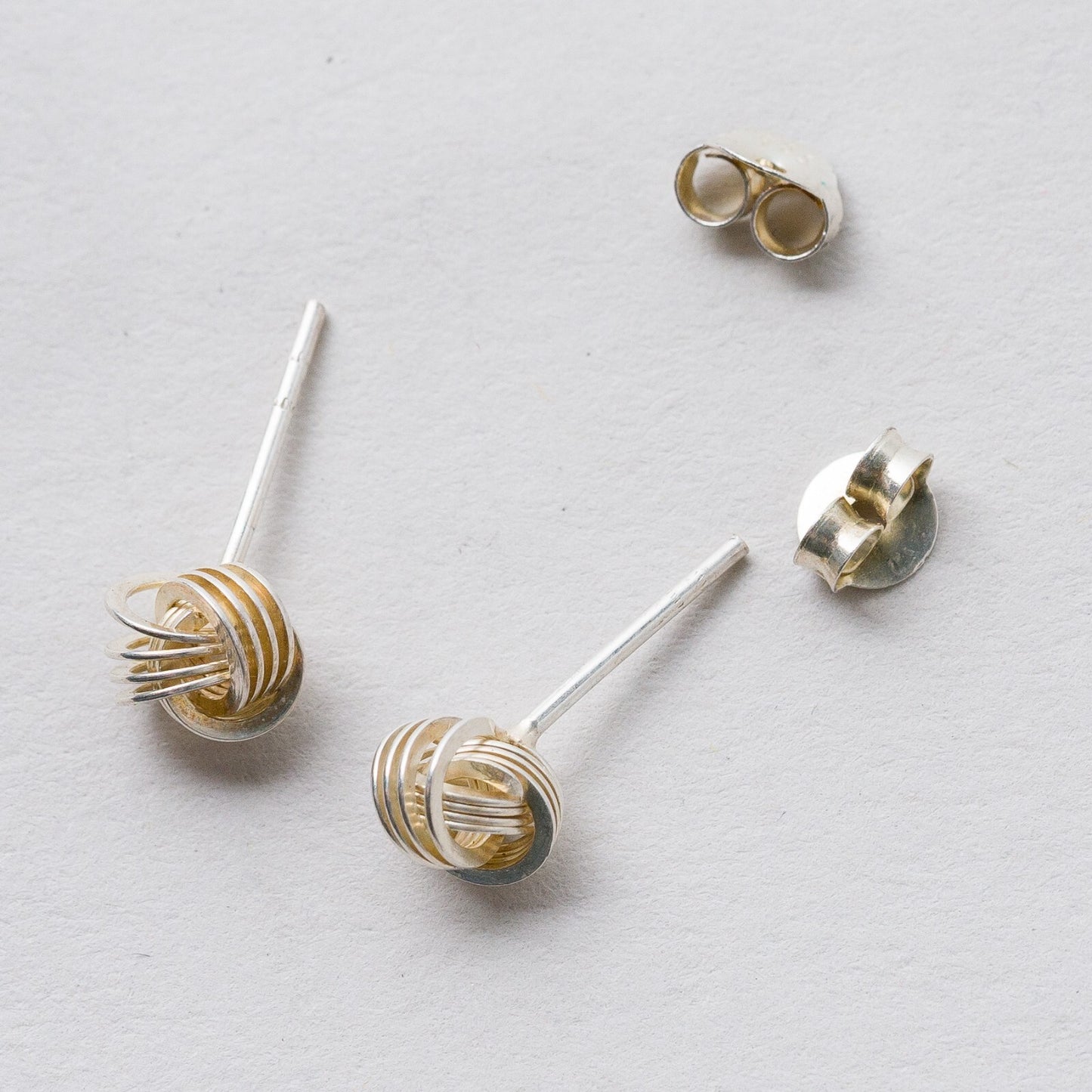 Ohrringe Ohrstecker Silber Knoten 0,85 g5
