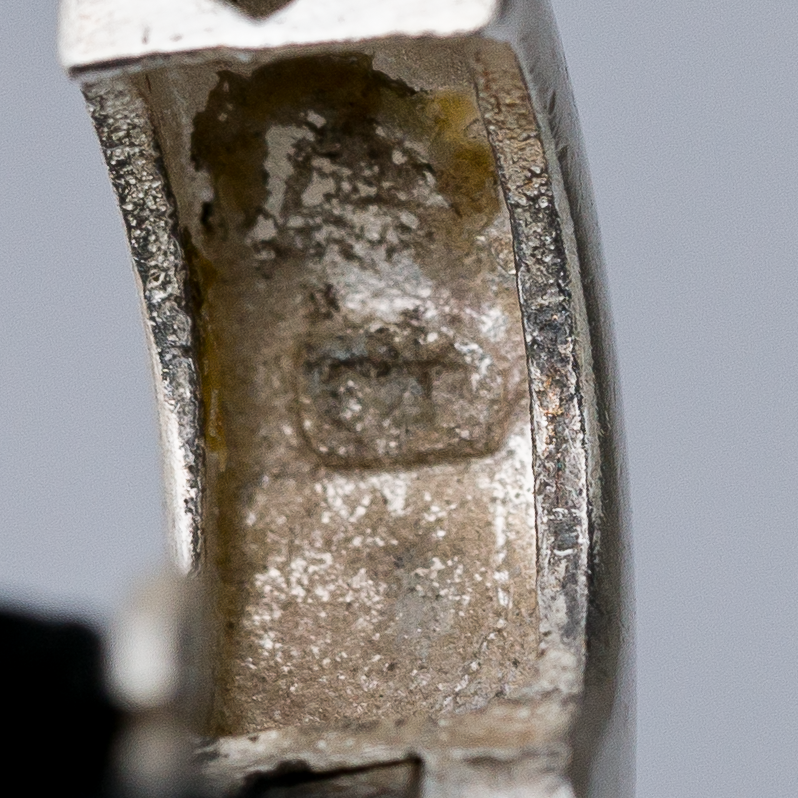 Einzelner Ohrring Huggie Silber 1,62 g7