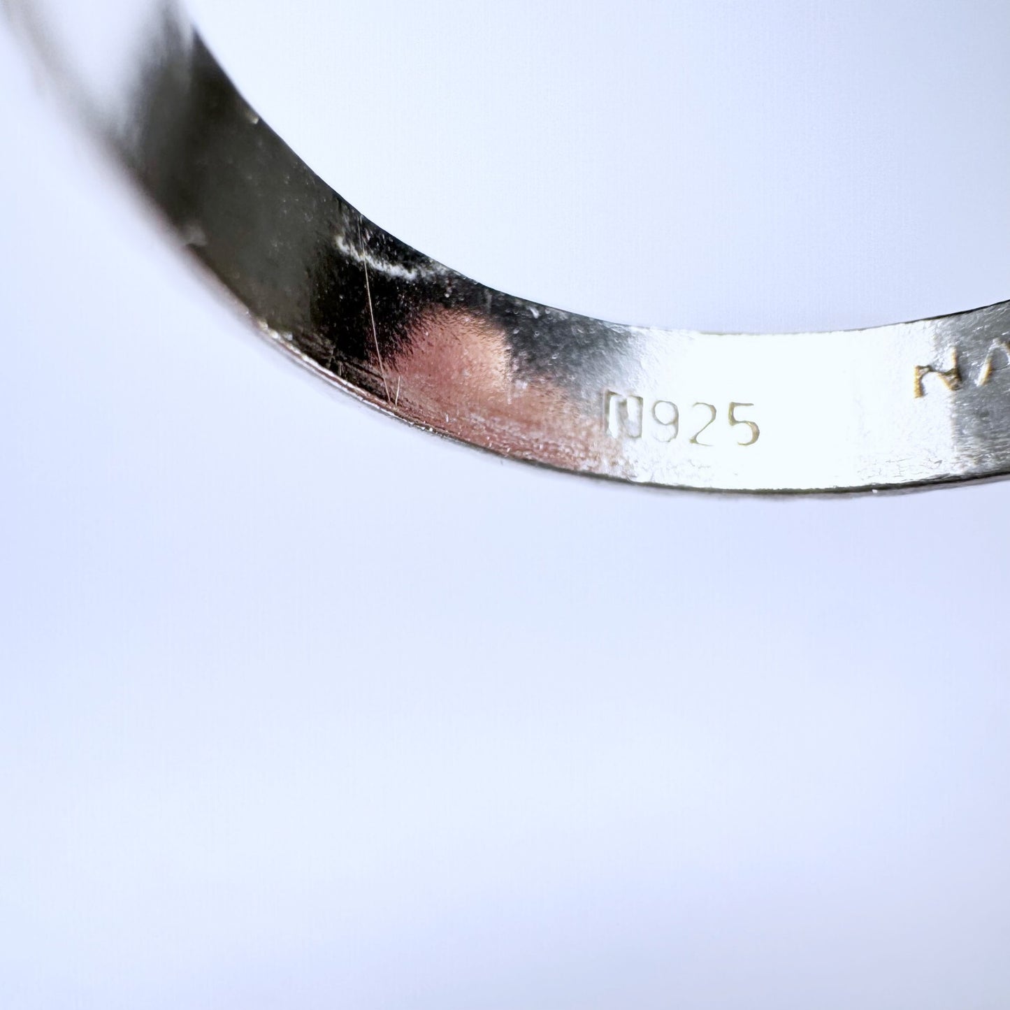Ring 925er Silber Größe 58 mit Muster 2,11g6