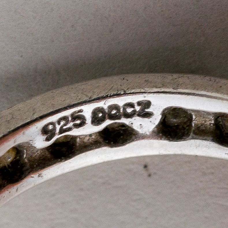 Ring 925er Silber 2,41 g Größe 54 (17,2 mm Ø)3