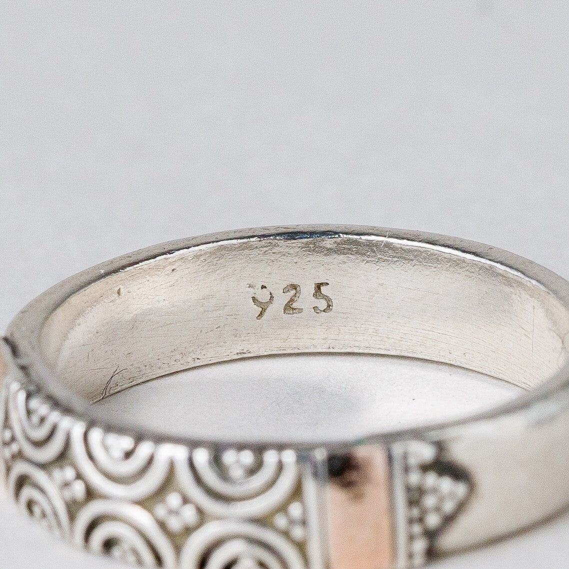 Silber Ring 925 Größe 54 (17,2 mm Ø) 3,75 g6