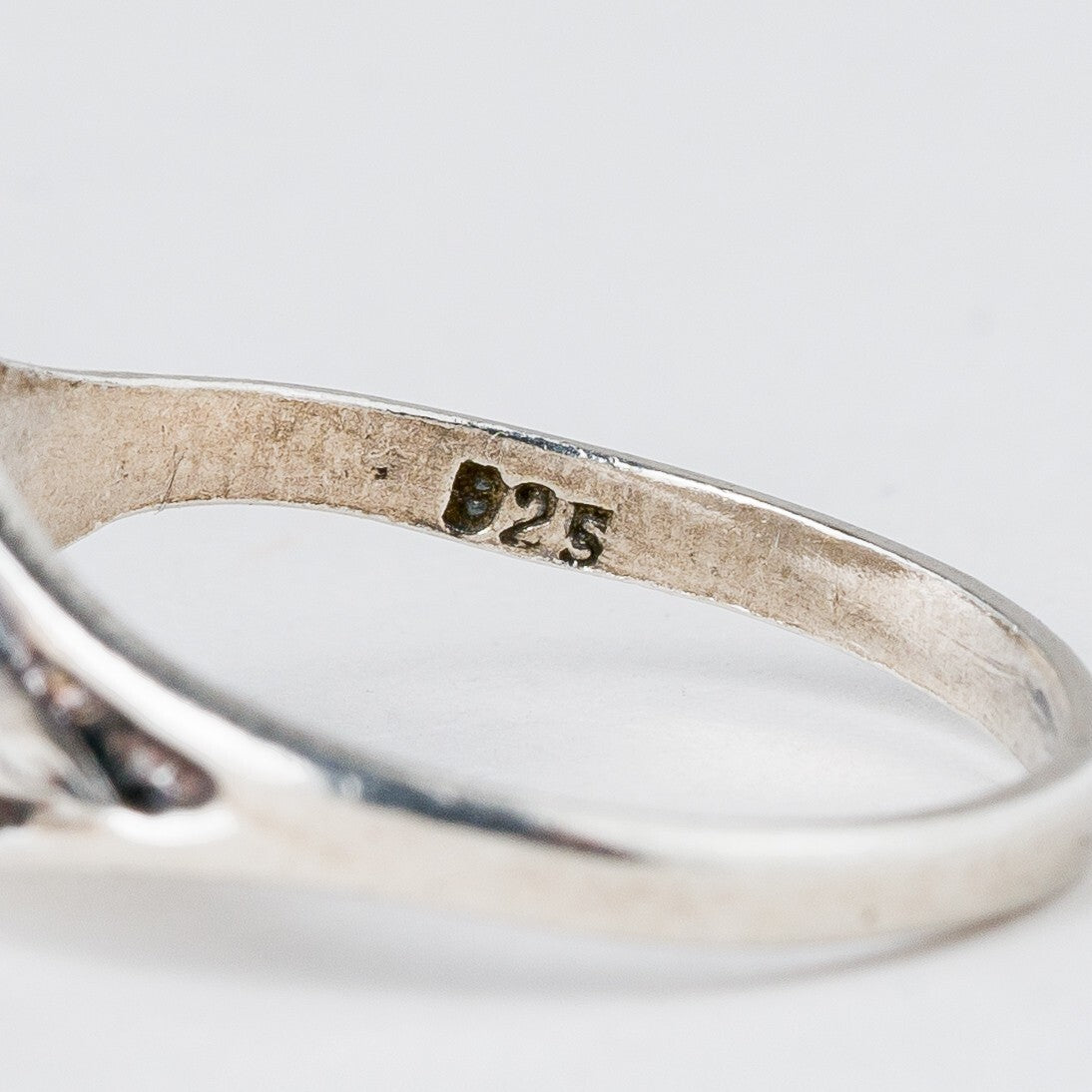 Silber Ring 925 Perlmutt Größe 54 (17,2 mm Ø) 1,74 g5