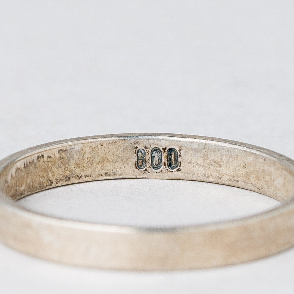 Ring 1,22 g 800er Silber Größe 53 (16,8 mm Ø)3