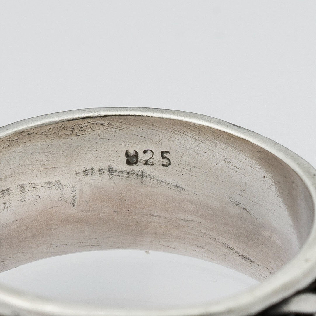 Silberring 925er Silber 6,61 g Größe 62 (19,7 mm Ø)5