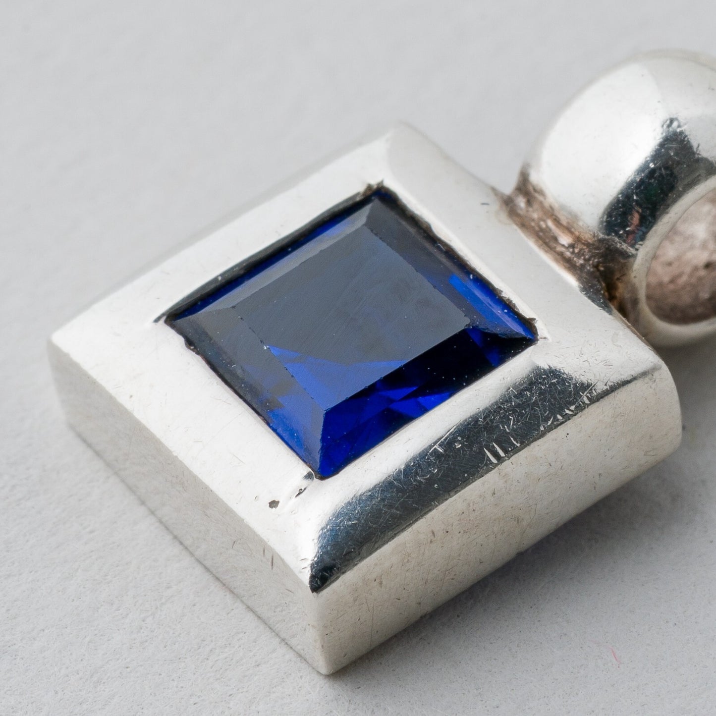 Anhänger Blauer Stein Silber 4,38 g2