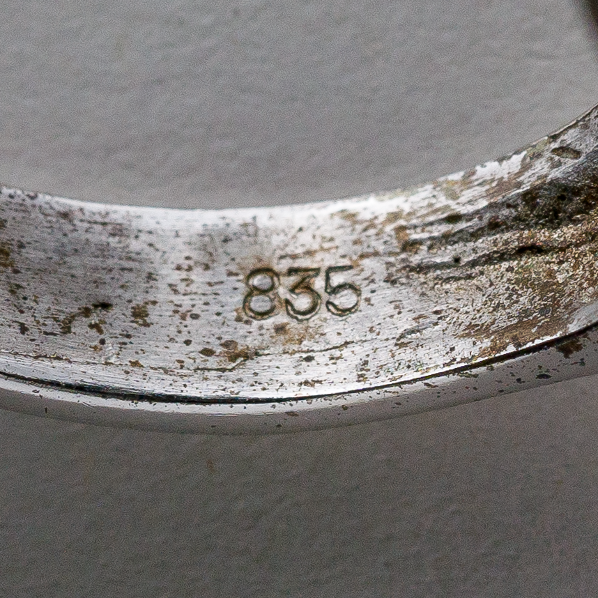 Ring Herz 835er Silber 8,65 g Größe flexibel4