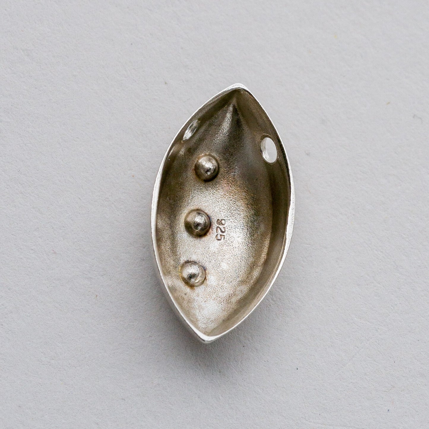 Silber Anhänger Kettenanhänger 925 Weiße Steine 1,98 g6