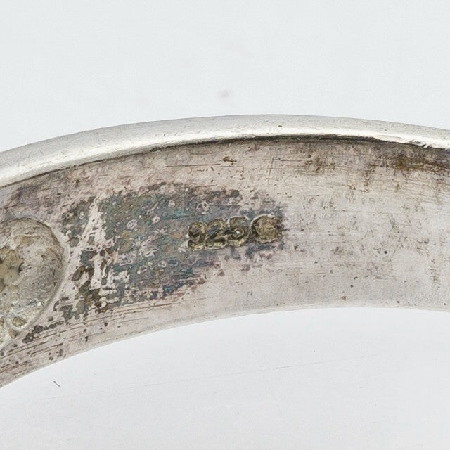 Silberring Blauer Stein 925er Silber 4,95 g Größe 56 (17,8 mm Ø)3