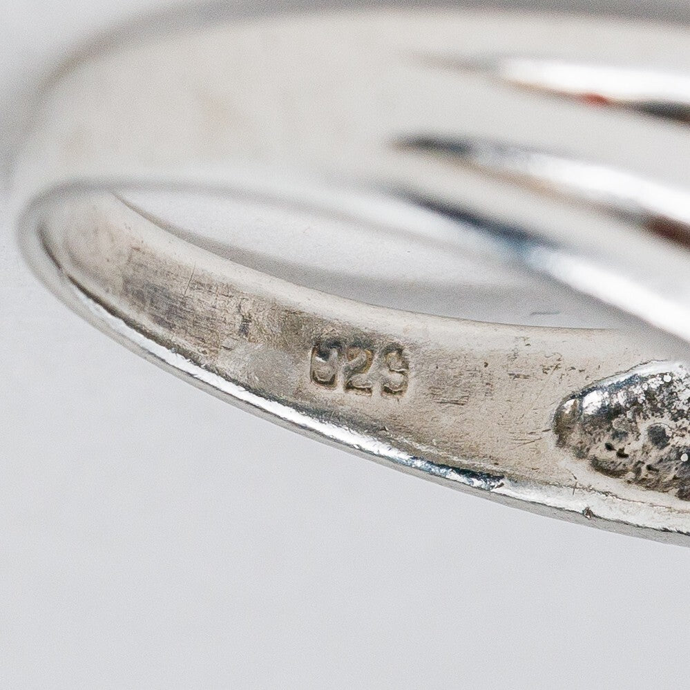 Silber Ring 925 Größe 61 (19,4 mm Ø) 5,45 g6