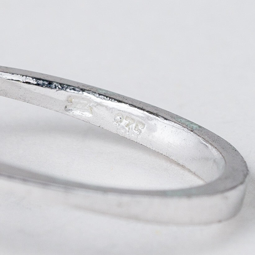Silber Ring 835 Ohne Stein Größe 57 (18,1 mm Ø) 2,47 g6