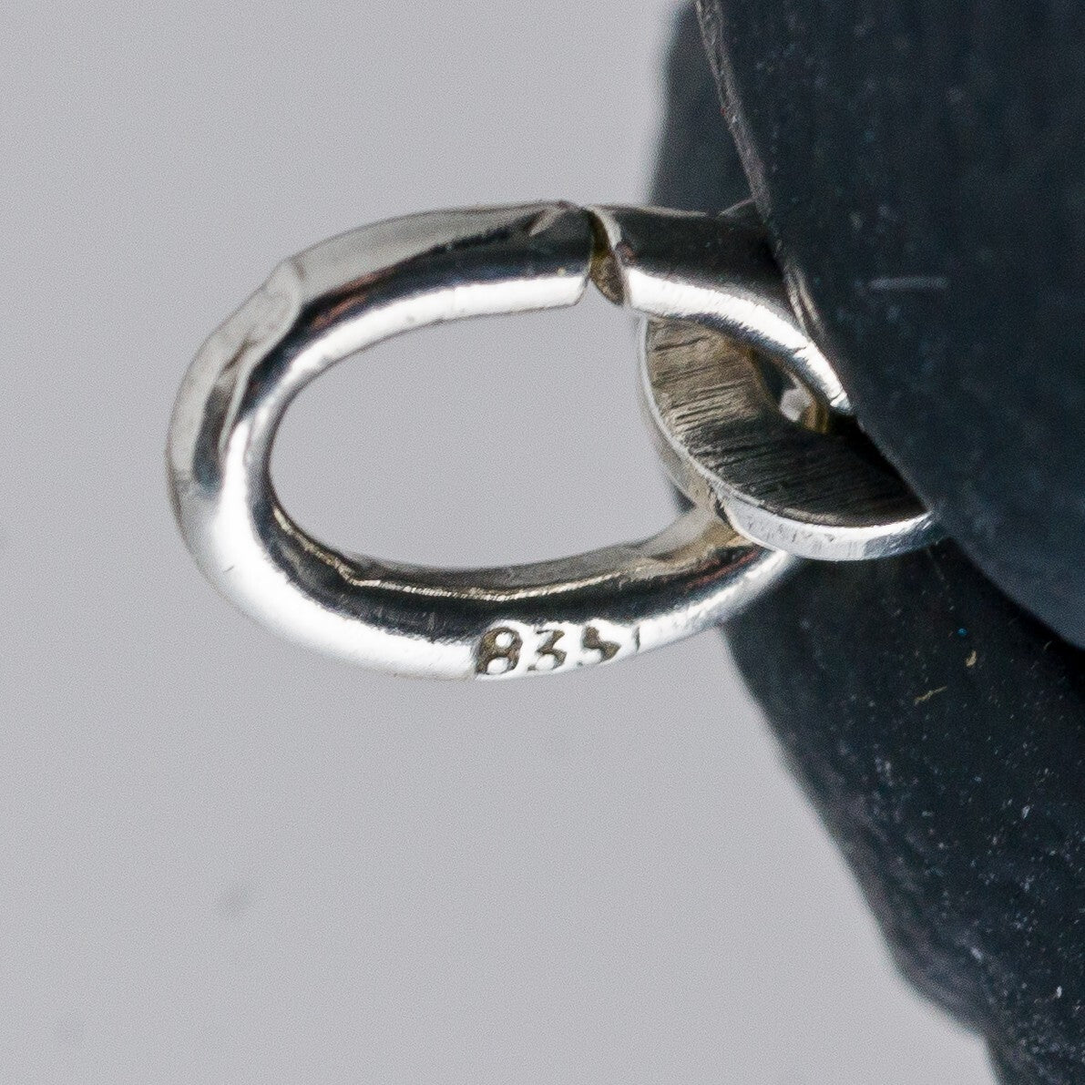 Anhänger 835 Silber Namensschild "Brigitte" 2,6 cm 1,75 g6