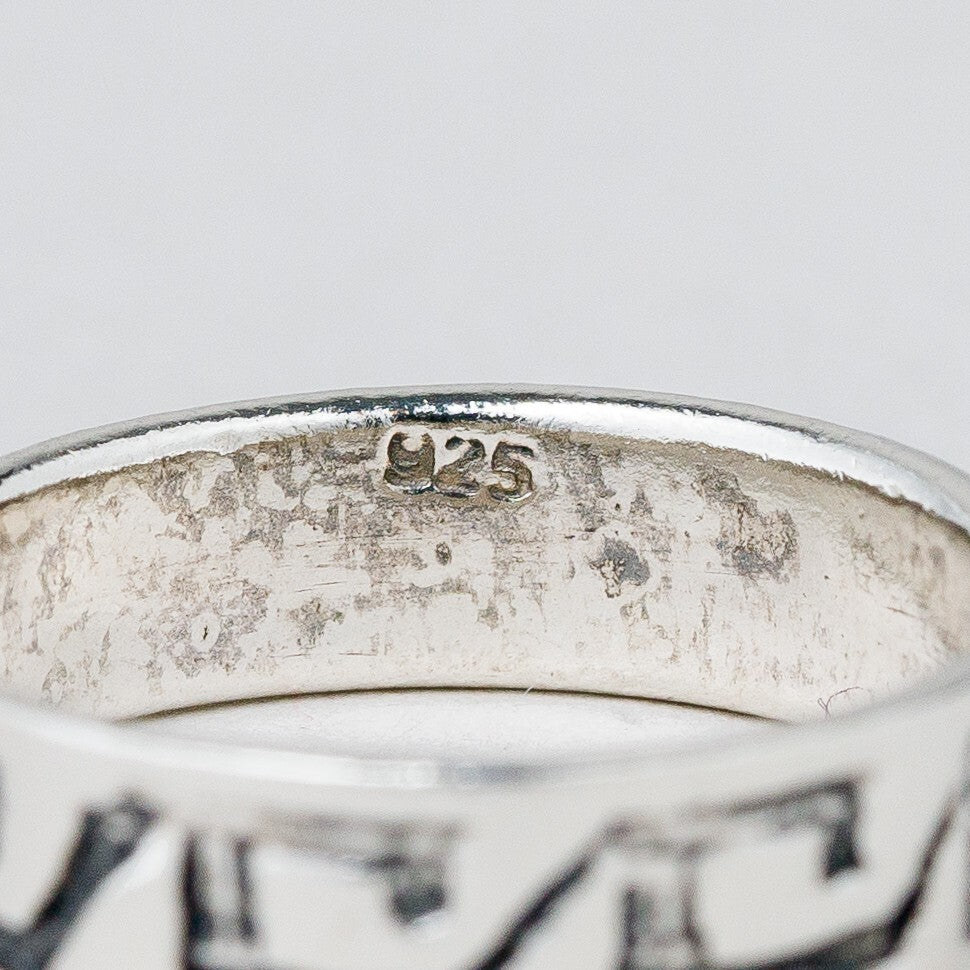 Silber Ring 925 Größe 52 (16,5 mm Ø) 2,48 g6
