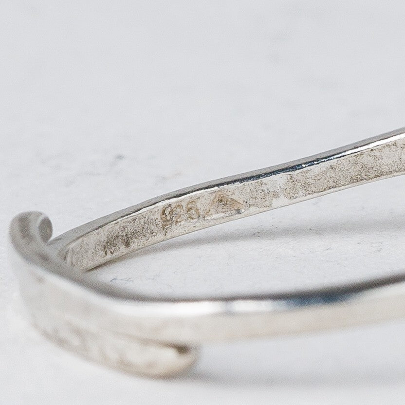 Silber Ring 925 Blaue Steine Größe flexibel ca. 53 1,63 g5