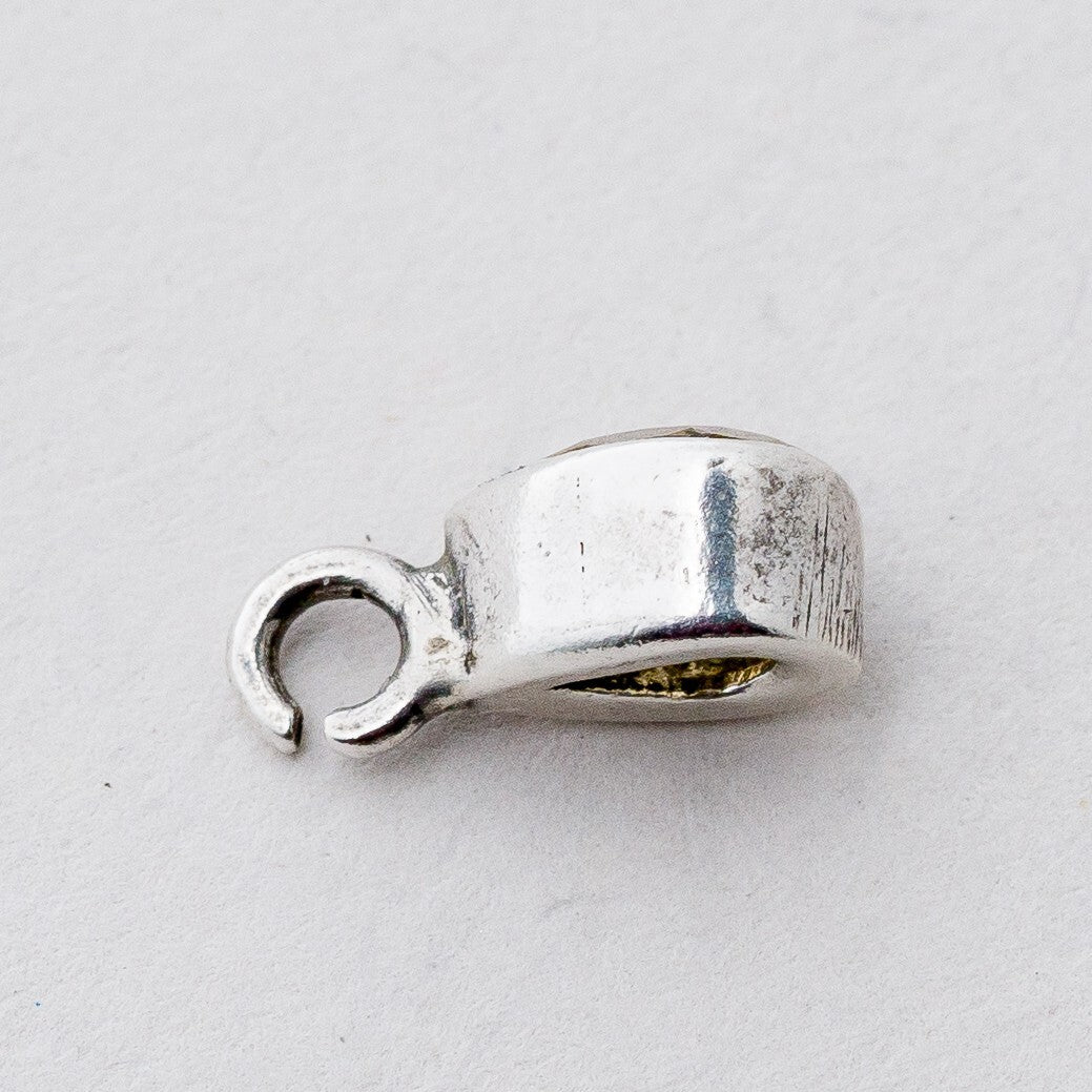 Anhänger Silber Gelber Steine 1,1 cm 0,62 g6