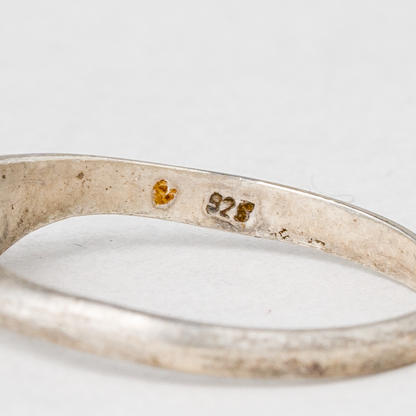 Ring 925er Silber 1,35 g Größe 54 (17,2 mm Ø)3