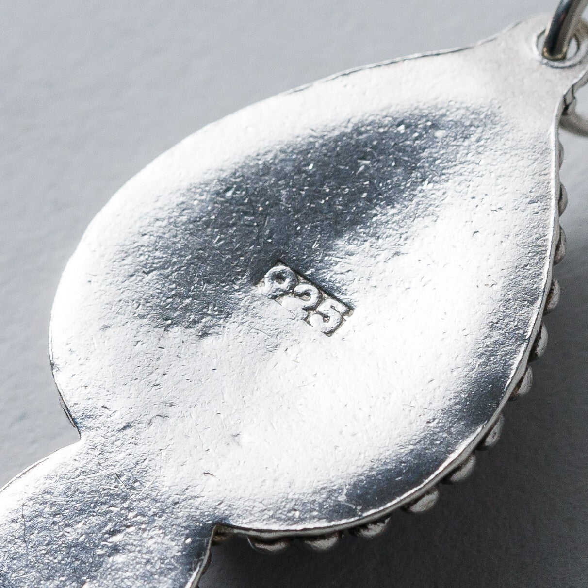 Anhänger 925 Silber Roter und Lila Stein 3,4 cm 3,28 g7