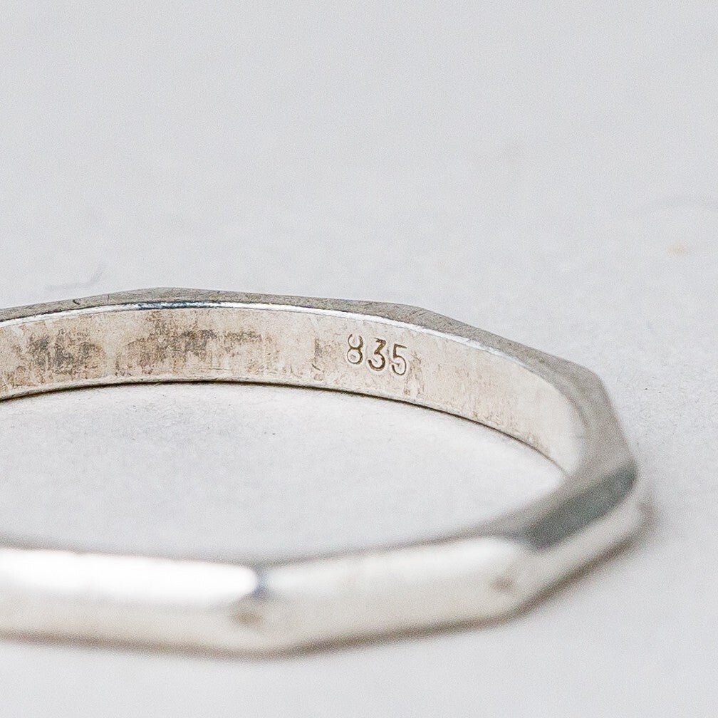 Silber Ring 835 Größe 51 (16,2 mm Ø) 1,24 g5