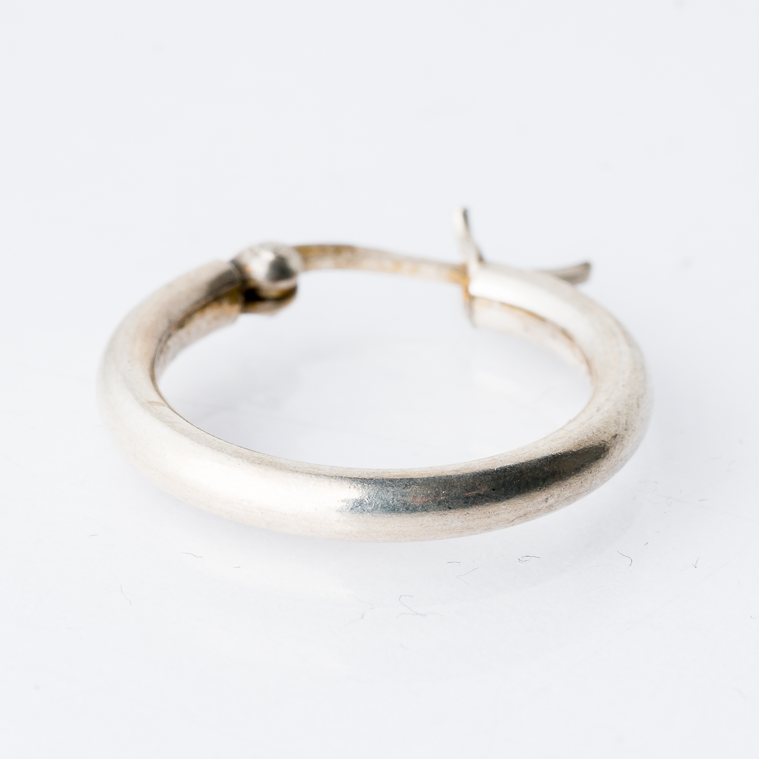 Einzelner Ohrring Creole 925er Silber 1,44 g0