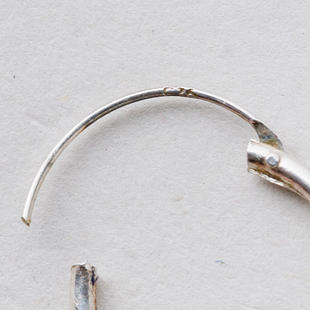 Einzelner Ohrring Creole Silber 0,33 g6