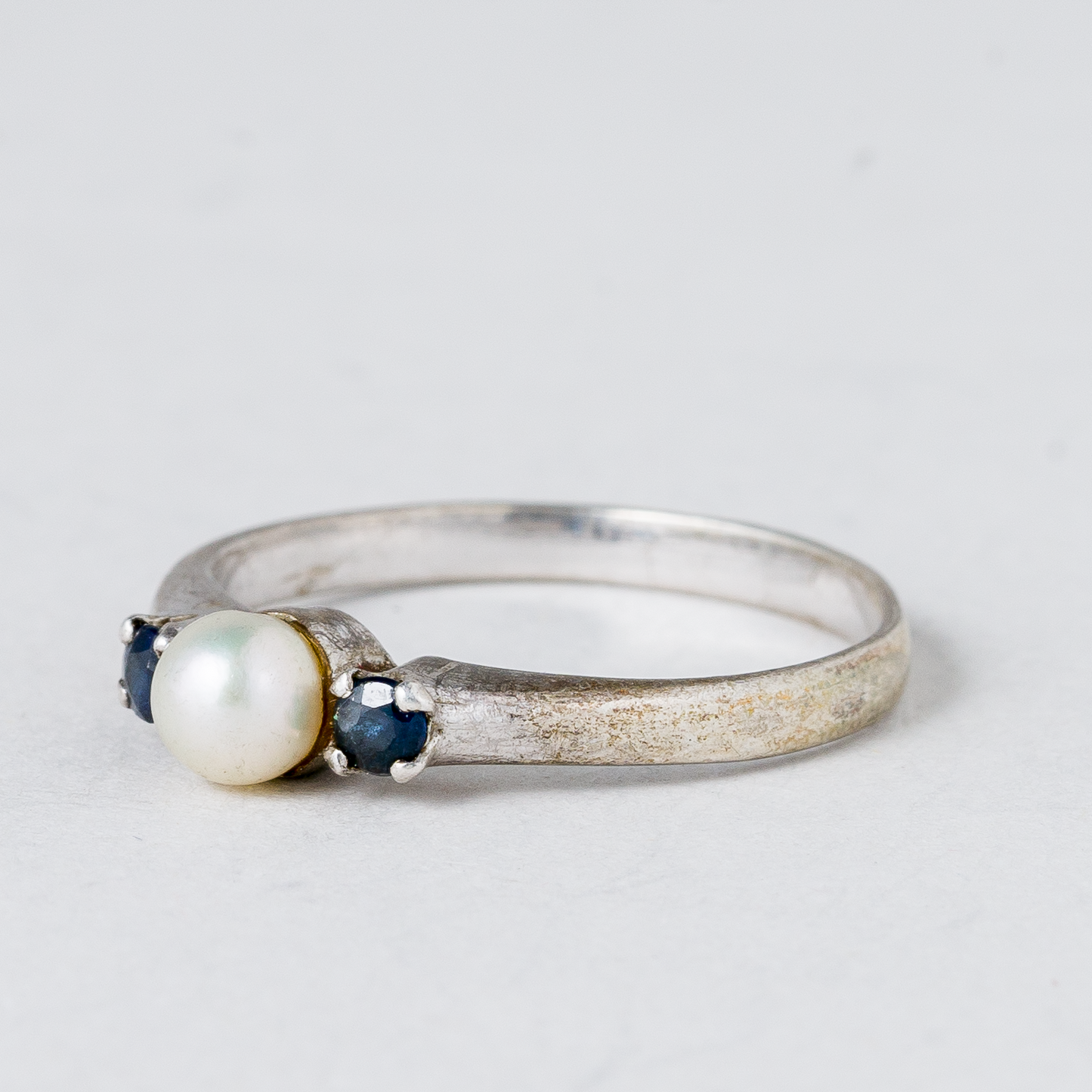 Ring Perle Silber 1,51 g Größe 53 (16,8 mm Ø)0