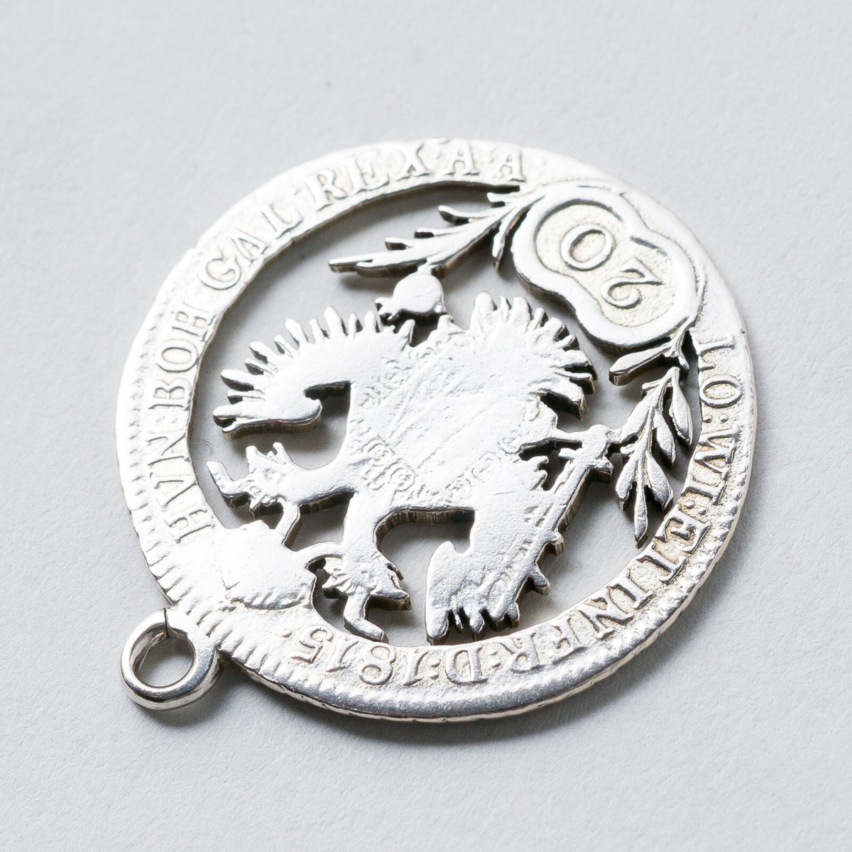 Anhänger Silber 20 Kreuzer 1815 3,1 cm 4,8 g2