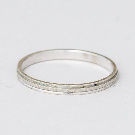 Silber Ring 52 (16,5 mm Ø) 835 0,8 g0