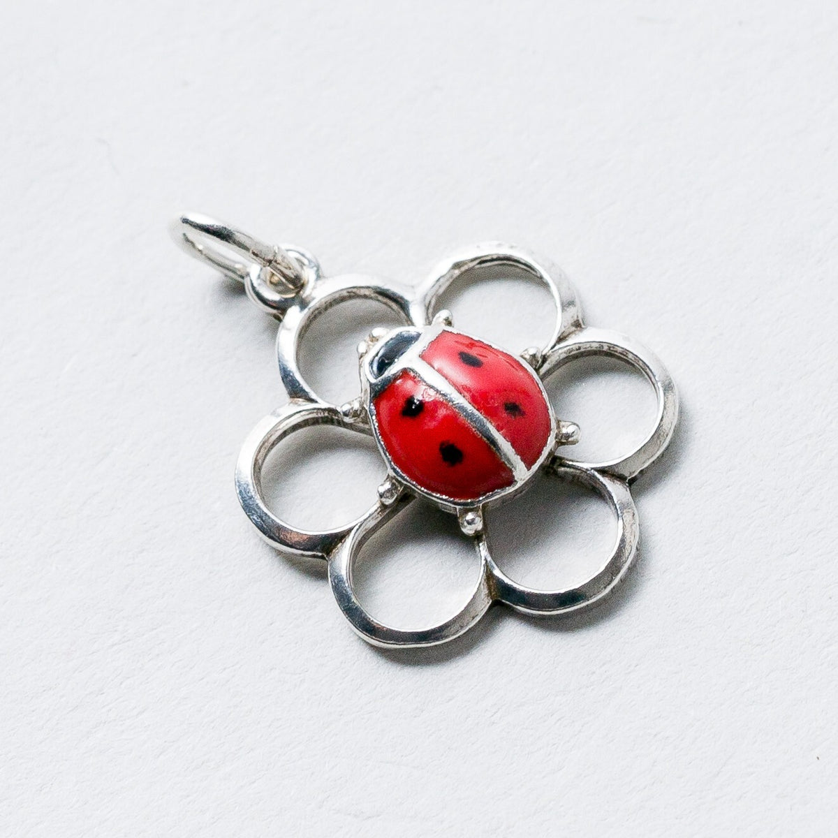 Anhänger 835 Silber Marienkäfer 2,1 cm 1,28 g3
