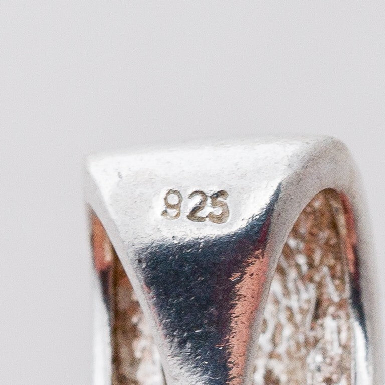 Anhänger Silber 925 Blauer Stein 1,5 cm 2,15 g6