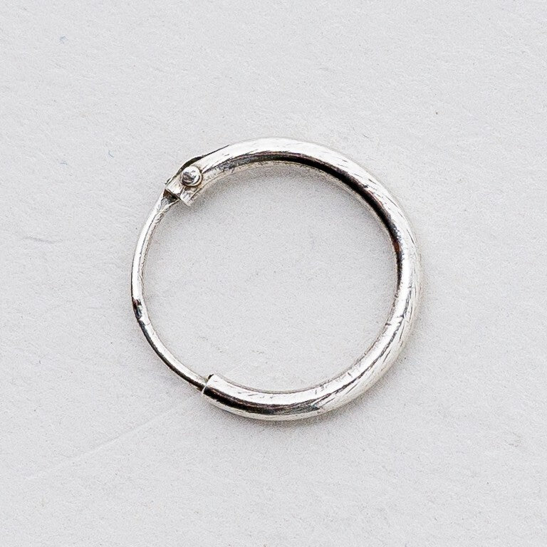 Einzelner Ohrring Creole Silber 0,23 g2