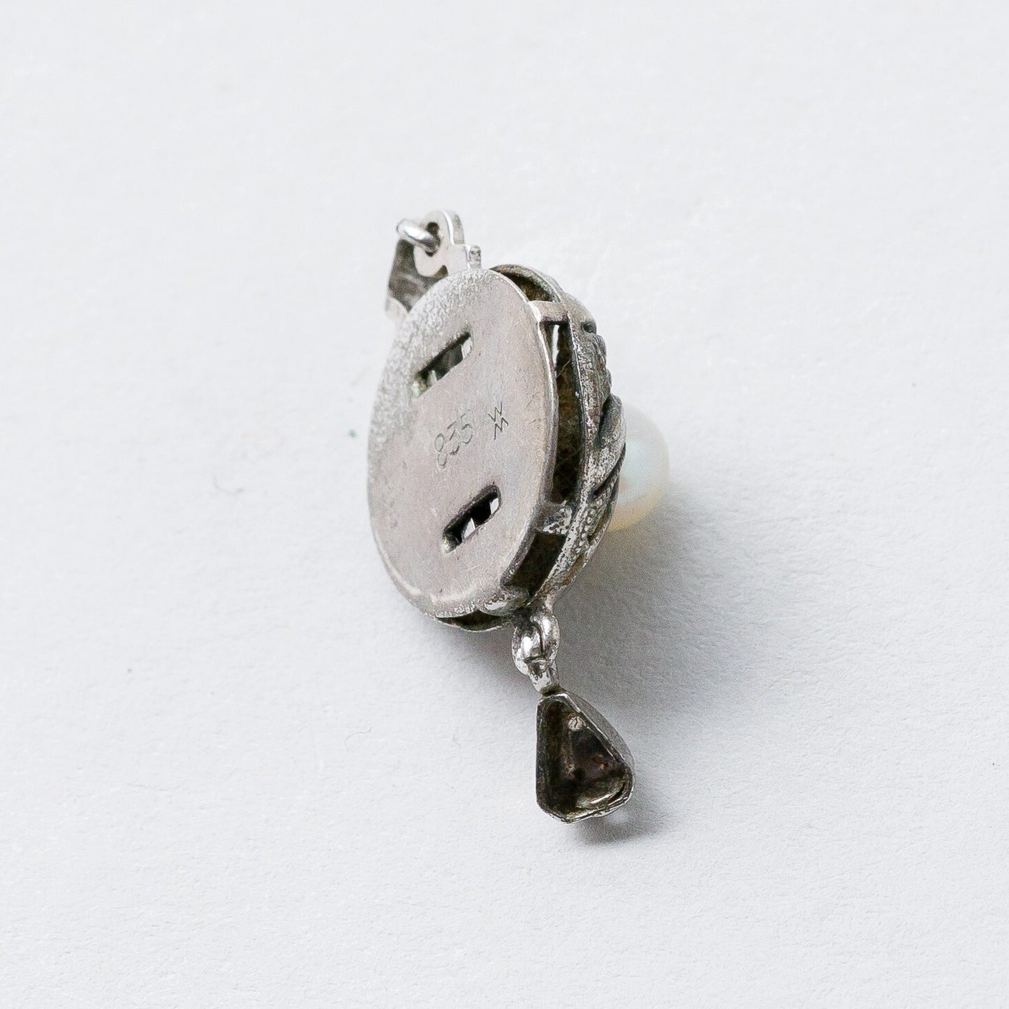 Kettenverschluss 835 Silber Perle 1,32 g4