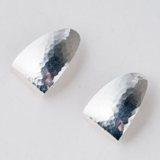 Silber Quinn Ohrringe Ohrstecker 925 Hammerschlag 5,38 g0