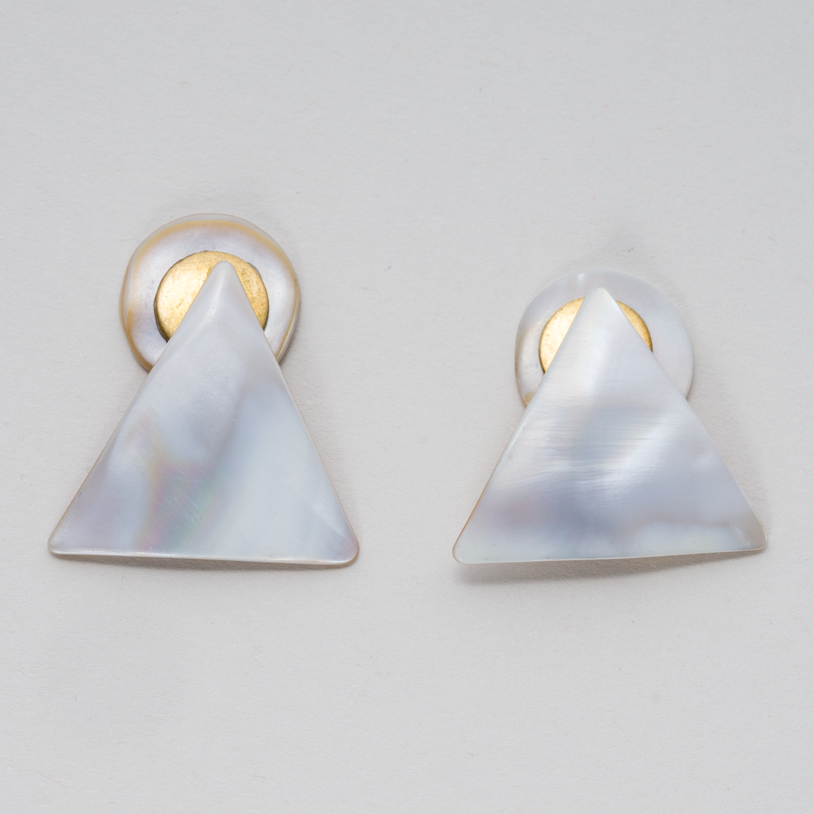 Manschettenknöpfe 5g Perlmutt 2,5 cm x 2 cm0