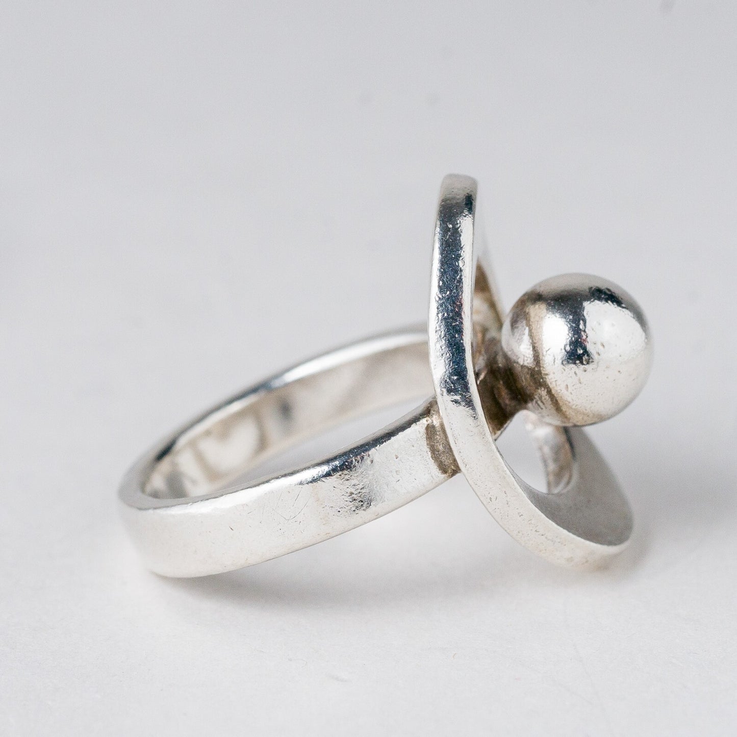 Silber Ring 800 Größe 49 (15,6 mm Ø) 5,76 g5