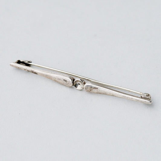 Silber Brosche Spange 835 Ohne Stein 1,97 g0