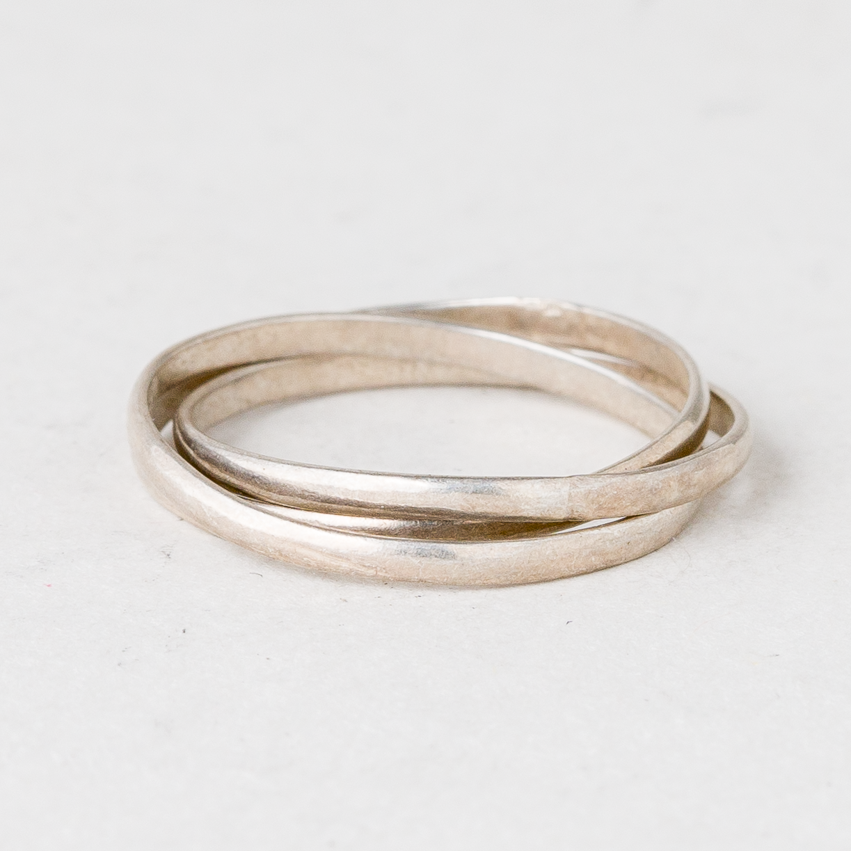 3 x Ring Trinity 925er Silber 1,55 g Größe 53 (16,8 mm Ø)1