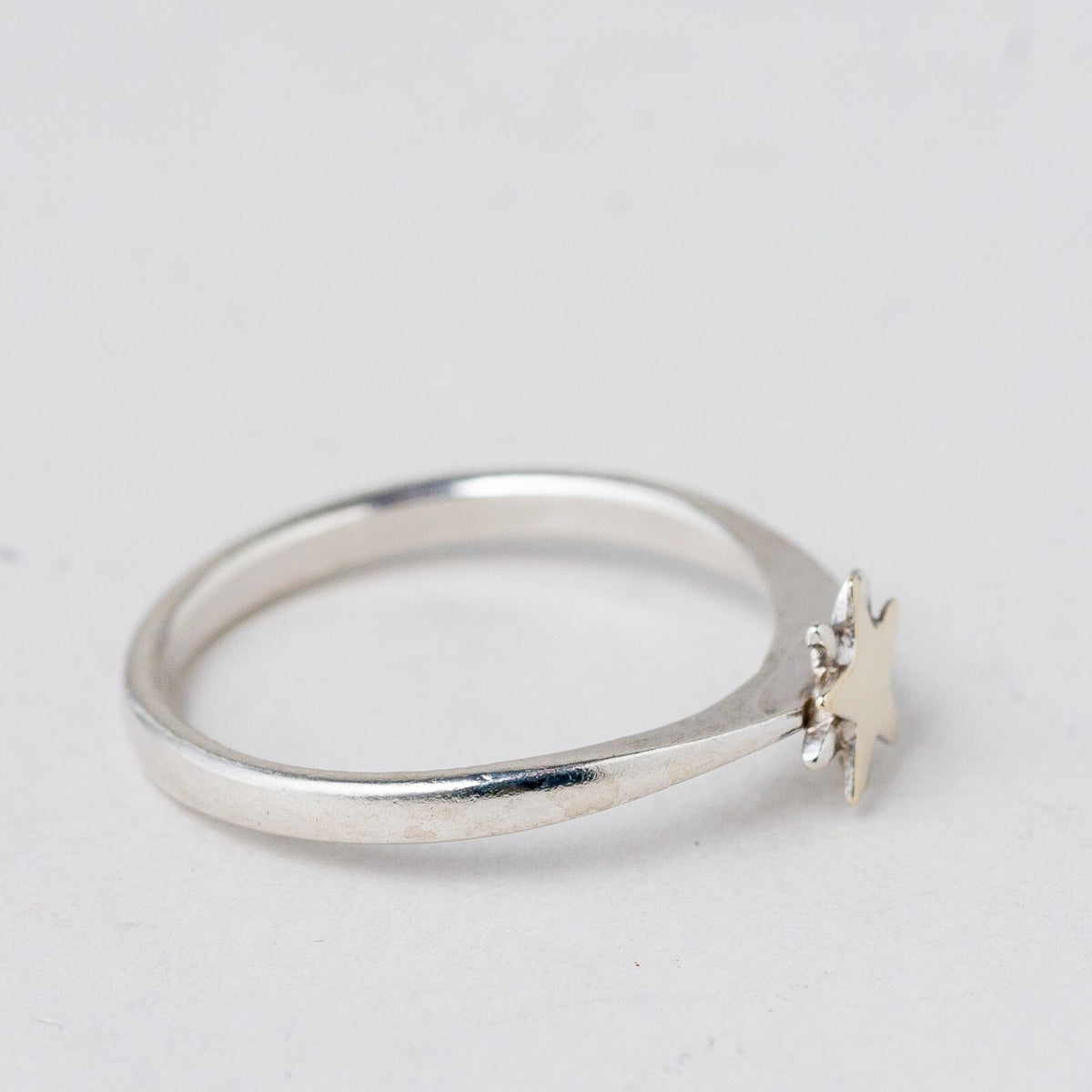 Silber Ring 925 Stern Größe 53 (16,8 mm Ø) 1,52 g5