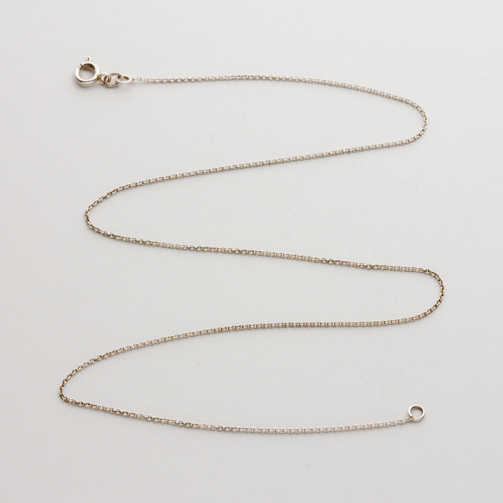 Silberkette 835er Silber 2g Ankerkette 40 cm0